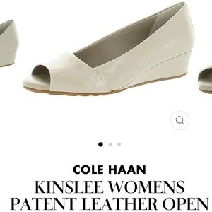 Cole Haan Kinslee Patent Leather Wedges NWT 7